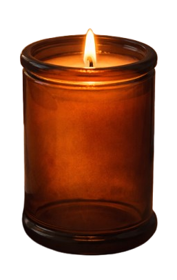 Αρωματικό Κερί Σόγιας σε Γυάλινο Καραμελέ Ποτήρι με Γυάλινο Καπάκι 180ml